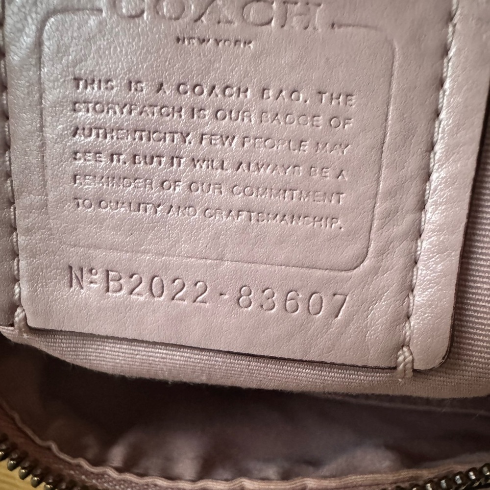 Coach Rowan Satchel in bubblegum Bag crossbody - Picture 9 of 10